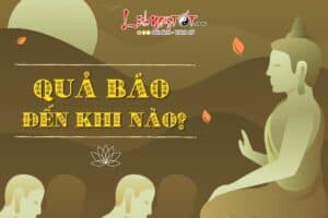 QUẢ BÁO sẽ đến khi nào? nhân nào gieo sẽ gặt. Đừng coi thường mà làm càn, kẻo nghiệp trả nhiều đời không hết.