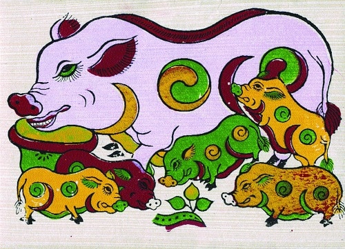 Tang tranh Dong Ho